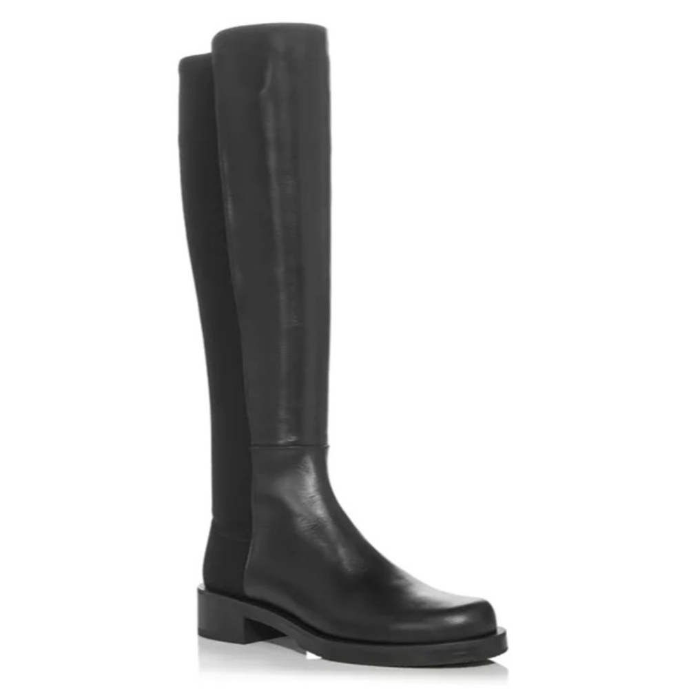 Stuart Weitzman Half 'n' Half Bold Boots Black